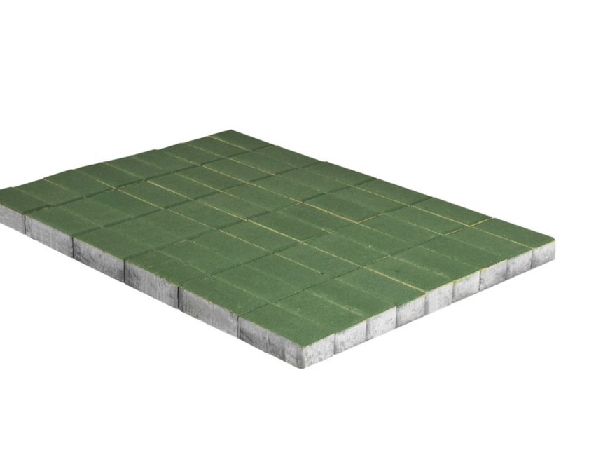 Тротуарная плитка BRAER Прямоугольник травяной