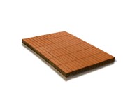 Тротуарная плитка BRAER Прямоугольник оранжевый