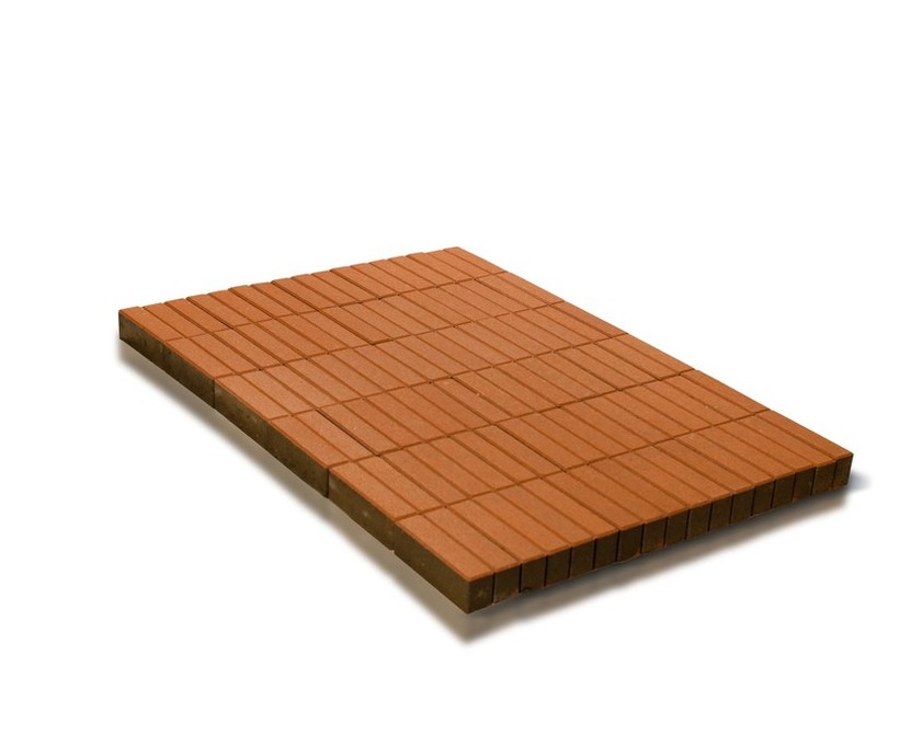Тротуарная плитка BRAER Прямоугольник оранжевый