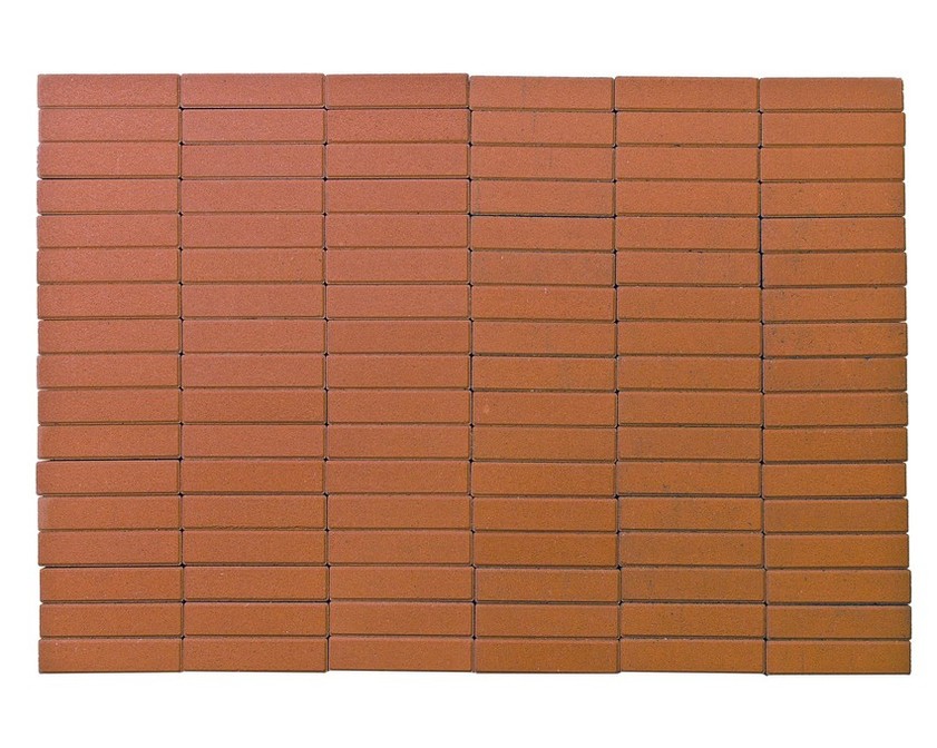 Тротуарная плитка BRAER Прямоугольник оранжевый