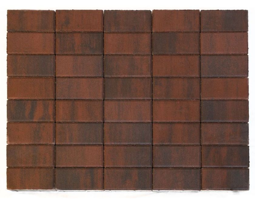 Тротуарная плитка BRAER Прямоугольник Color Mix 9 "Закат"