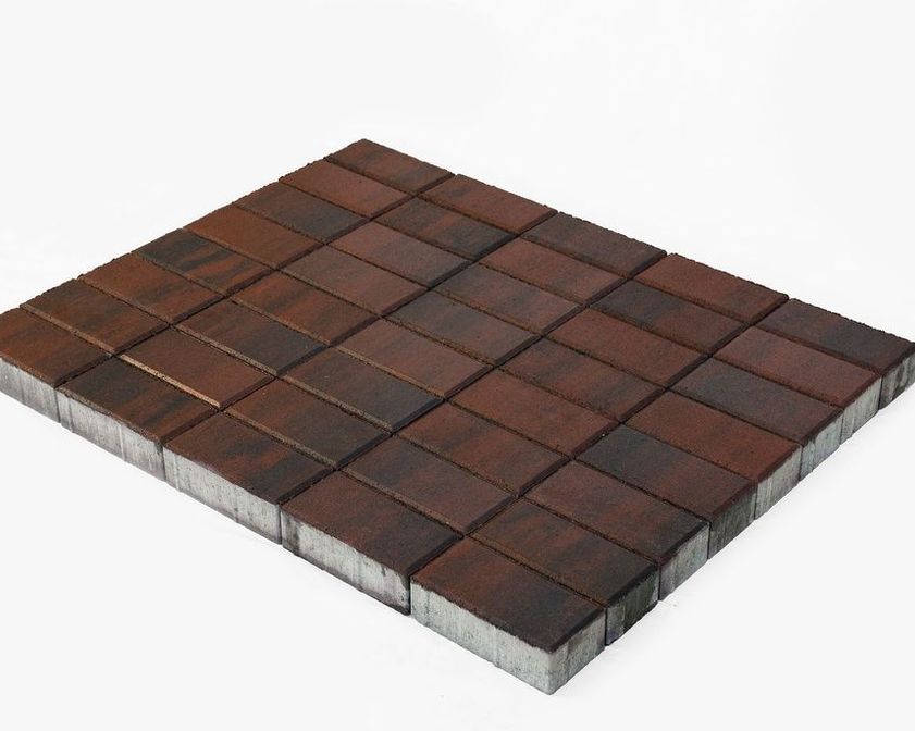 Тротуарная плитка BRAER Прямоугольник Color Mix 9 "Закат"