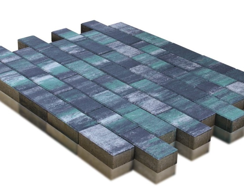 Тротуарная плитка BRAER Прямоугольник Color Mix Тип 6