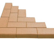 Тротуарная клинкерная брусчатка ЛСР (RAUF) соломенный "Барселона" 200х100х50мм