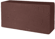 Тротуарная клинкерная брусчатка ЛСР (RAUF) коричневый "Мюнхен" 200х100х50мм