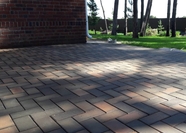 Тротуарная клинкерная брусчатка ЛСР (RAUF) темно-красный "Глазго" флэшинг 200х100х50мм