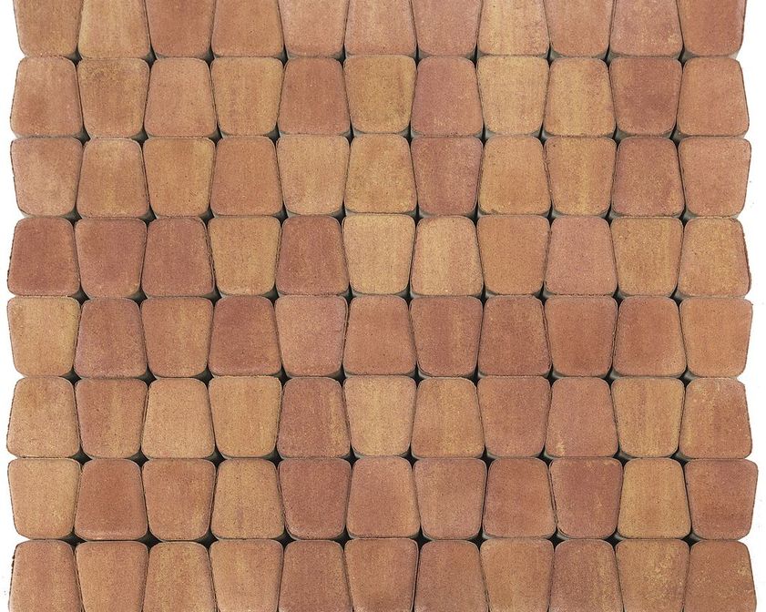 Плитка тротуарная BRAER Классико круговая Color Mix Тип 10 "Рассвет" 60мм