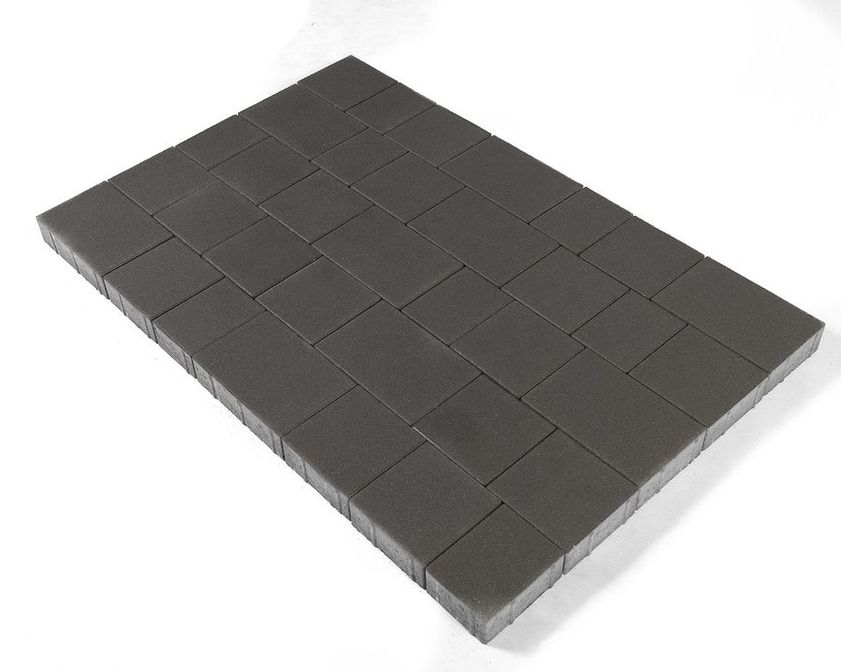 Плитка тротуарная BRAER Старый город венусбергер серый 60мм