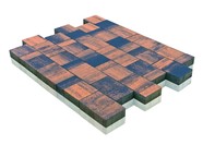 Плитка тротуарная BRAER Старый город норд Color Mix Тип 5 "Техас" 60мм