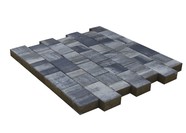 Плитка тротуарная BRAER Старый город ландхаус Color Mix Тип 8 "Вечер"