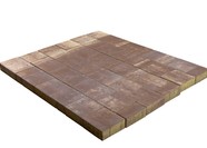 Плитка тротуарная BRAER Старый город ландхаус Color Mix Тип 19 "Эверест"