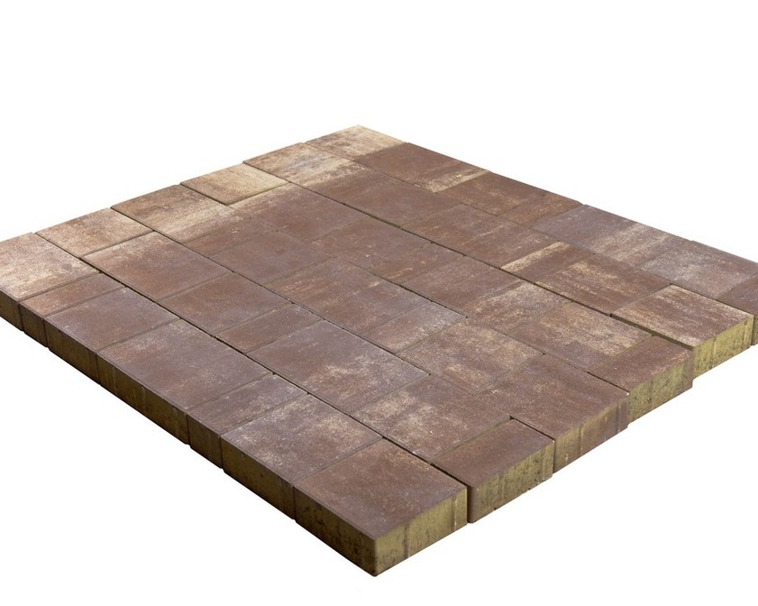 Плитка тротуарная BRAER Старый город ландхаус Color Mix Тип 19 "Эверест"