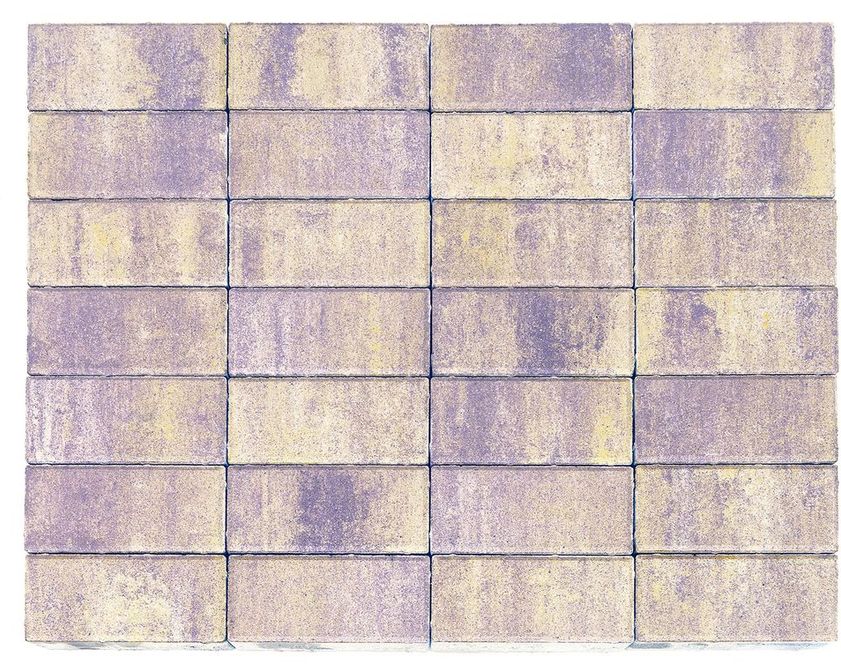 Плитка тротуарная BRAER Прямоугольник Color Mix Тип 17 "Прайд"