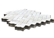 Плитка тротуарная BRAER Волна циркон 240х135мм