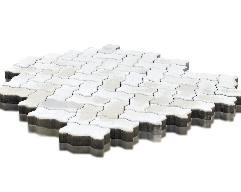 Плитка тротуарная BRAER Волна циркон 240х135мм