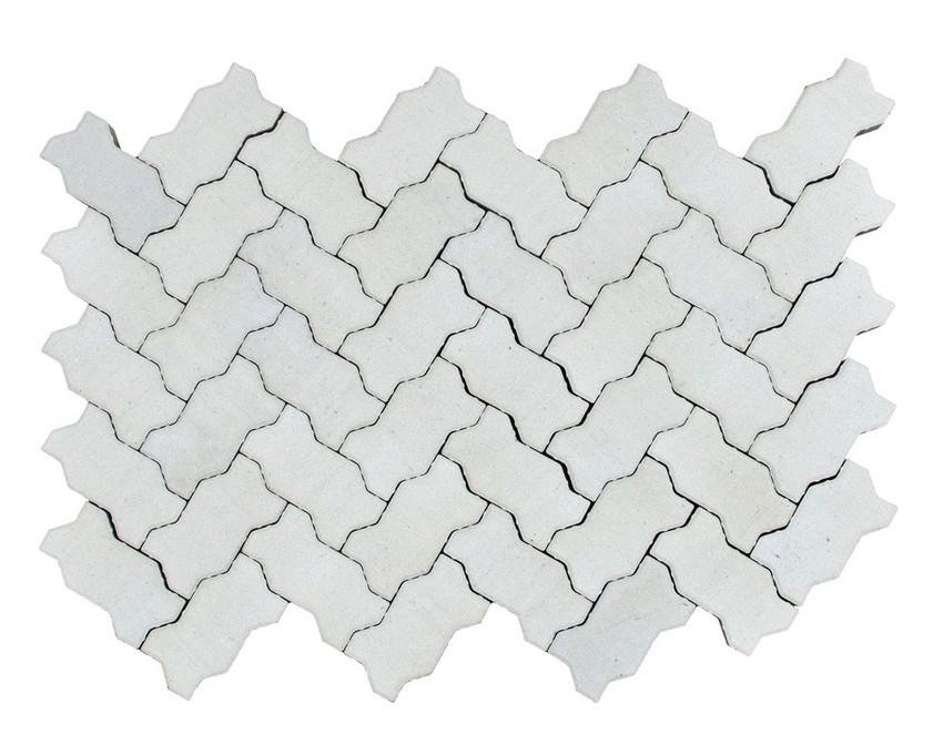 Плитка тротуарная BRAER Волна циркон 240х135мм