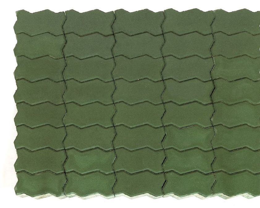 Плитка тротуарная BRAER Волна травяной 240х135мм