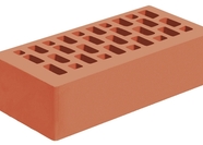 КЕРАМИЧЕСКИЙ ОБЛИЦОВОЧНЫЙ КИРПИЧ ПУСТОТЕЛЫЙ ГОЛИЦЫНСКИЙ КЗ, КРАСНЫЙ