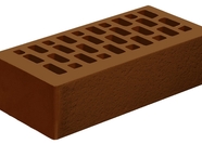 КЕРАМИЧЕСКИЙ ОБЛИЦОВОЧНЫЙ КИРПИЧ ПУСТОТЕЛЫЙ ГОЛИЦЫНСКИЙ КЗ, КОРИЧНЕВЫЙ