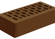 КЕРАМИЧЕСКИЙ ОБЛИЦОВОЧНЫЙ КИРПИЧ ПУСТОТЕЛЫЙ ГОЛИЦЫНСКИЙ КЗ, КОРИЧНЕВЫЙ