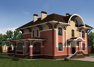 КЕРАМИЧЕСКИЙ ОБЛИЦОВОЧНЫЙ КИРПИЧ ПУСТОТЕЛЫЙ ГОЛИЦЫНСКИЙ КЗ, КОРСИКА, ВИНТАЖ