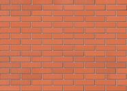 Керамический облицовочный кирпич пустотелый BRAER, Красный гладкий 1НФ, 0,7НФ