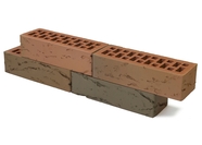 Керамический облицовочный кирпич пустотелый BRAER, Баварская кладка, Кора дуба