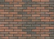 Керамический облицовочный кирпич пустотелый BRAER, Баварская кладка, Кора дуба с песком