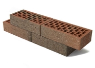 Керамический облицовочный кирпич пустотелый BRAER, Баварская кладка, Кора дуба с песком