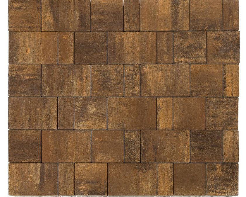 Тротуарная плитка BRAER СТАРЫЙ ГОРОД ЛАНДХАУС COLOR MIX "Каштан"