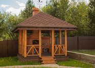 Гибкая черепица Технониколь Ультра "Фокстрот", цвет "Миндаль"