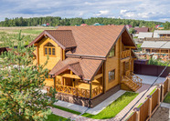 Гибкая черепица Технониколь Ультра "Фокстрот", цвет "Миндаль"