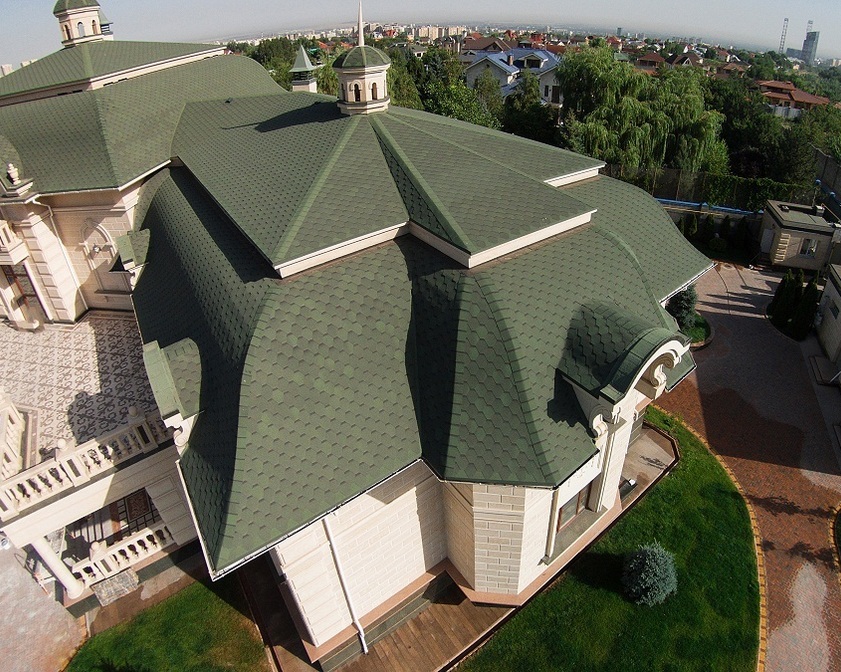 Гибкая черепица Технониколь Ультра "Самба", цвет "Малахит"