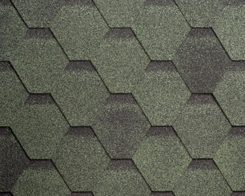 Гибкая черепица Технониколь Финская "Соната", зеленая