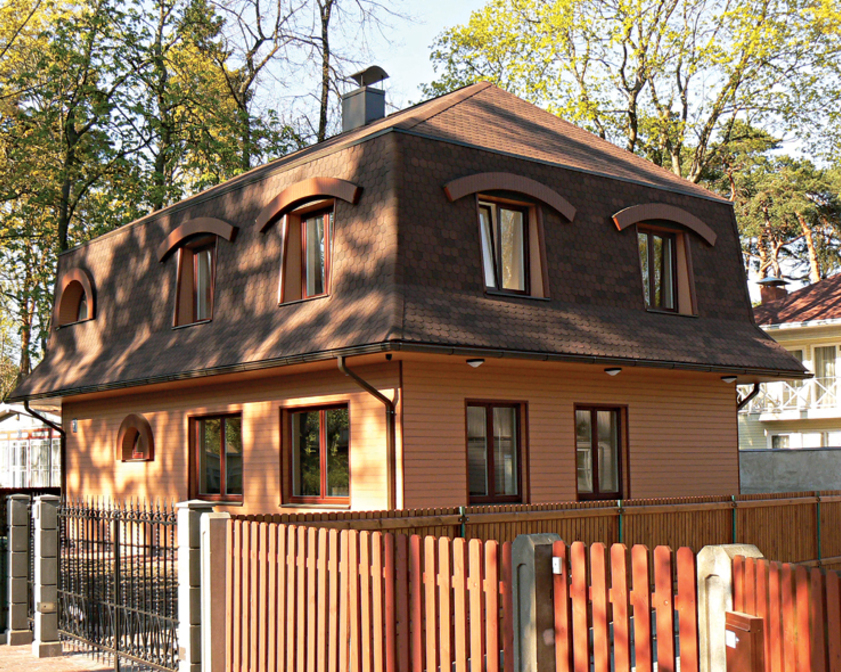 Гибкая черепица Технониколь Классик "Танго", цвет Осенний