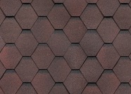 Гибкая черепица Технониколь Классик "Кадриль", цвет Гранат