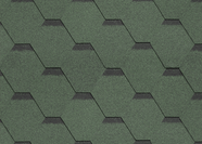 Гибкая черепица Технониколь Классик "Кадриль", цвет Нефрит