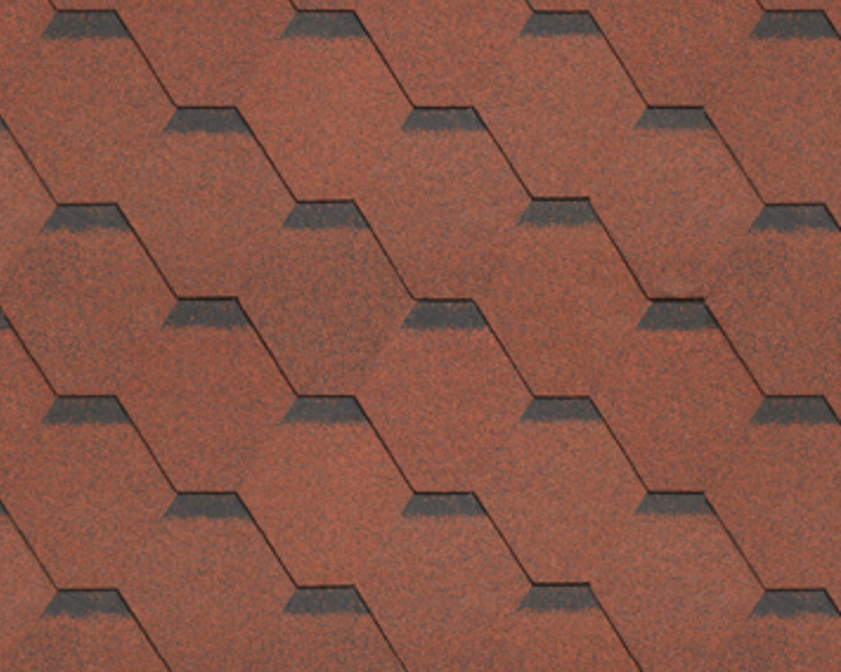 Гибкая черепица Технониколь Классик "Кадриль", цвет Турмалин