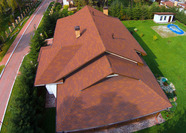 Гибкая черепица Технониколь Классик "Фламенко", цвет Антик