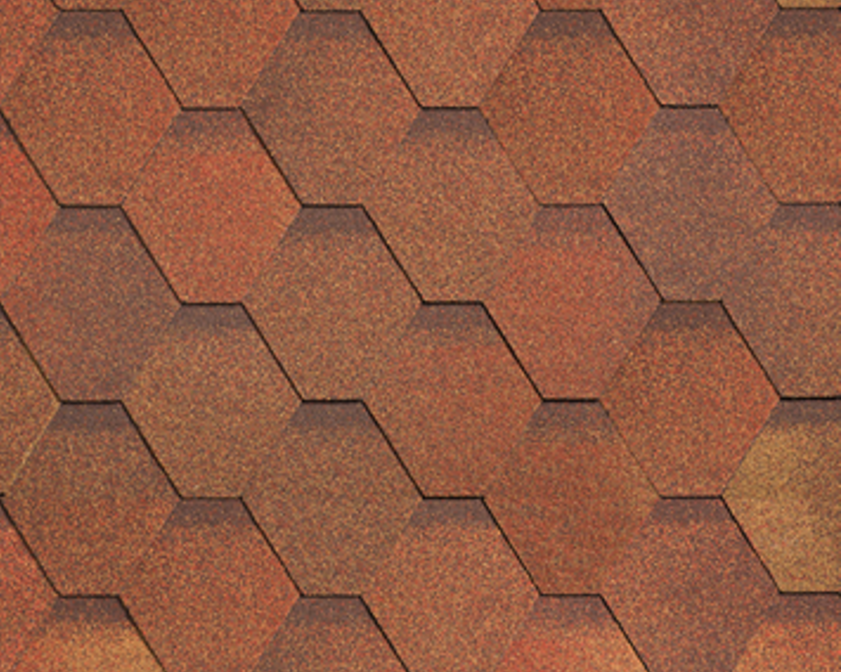 Гибкая черепица Технониколь Классик "Кадриль", цвет Яшма