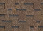 Гибкая черепица Технониколь Ультра "Фокстрот", цвет Дуб