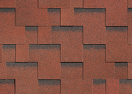 Гибкая черепица Технониколь Ультра "Фокстрот", цвет Рябина