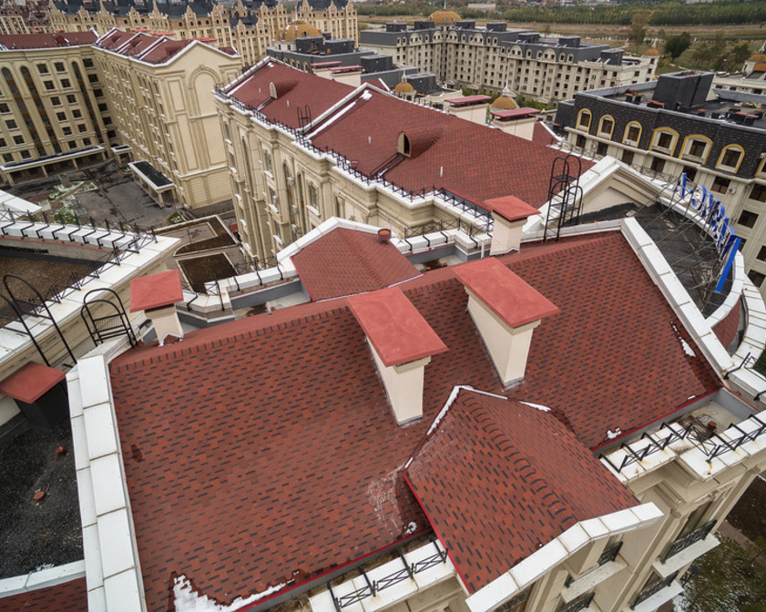 Гибкая черепица Технониколь Ультра "Фокстрот", цвет Рябина