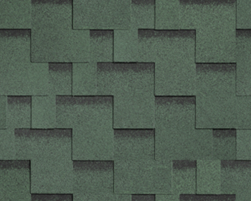 Гибкая черепица Технониколь Ультра "Фокстрот", цвет Эвкалипт