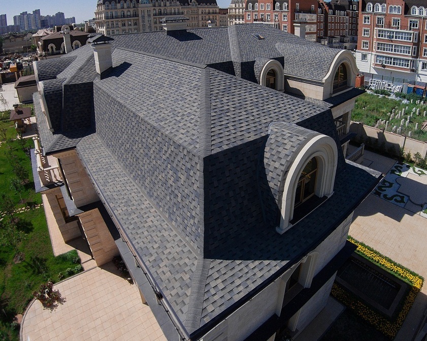 Гибкая черепица Технониколь "Джаз", Индиго