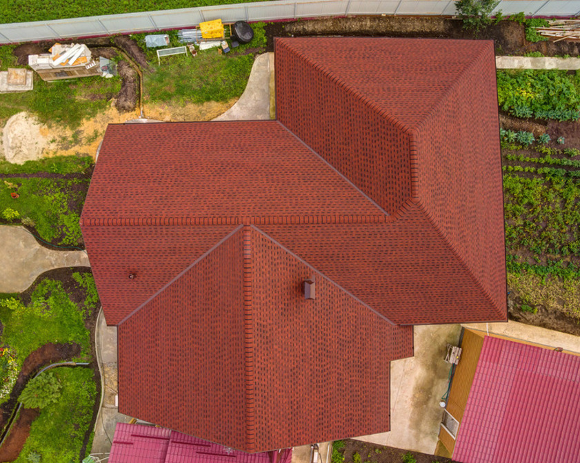 Гибкая черепица Технониколь "Ранчо", Красный