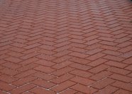 ТРОТУАРНАЯ КЛИНКЕРНАЯ БРУСЧАТКА "КЕРАМЕЙЯ", БрукКерам Классика, Рубин