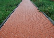 ТРОТУАРНАЯ КЛИНКЕРНАЯ БРУСЧАТКА "КЕРАМЕЙЯ", БрукКерам Классика, Рубин