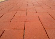 ТРОТУАРНАЯ КЛИНКЕРНАЯ БРУСЧАТКА "КЕРАМЕЙЯ", БрукКерам Классика, Рубин