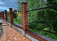 Полимерпесчаные колпаки на заборные столбы "ПЕСЧАНКА"